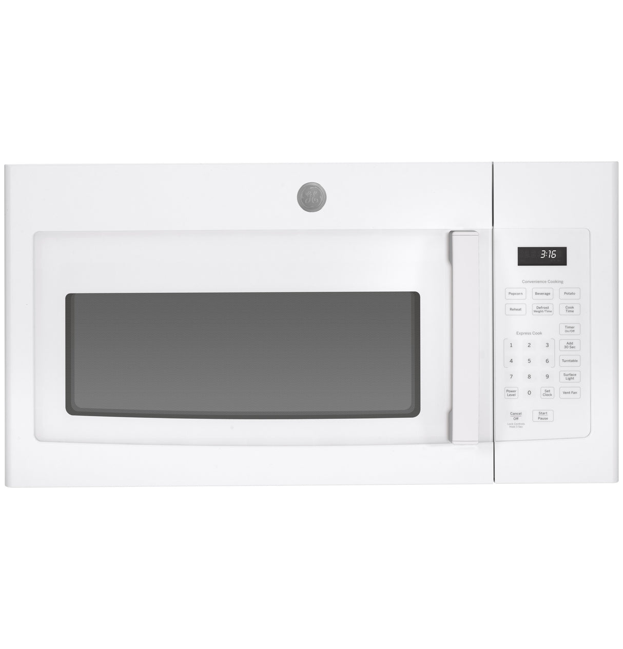 GE 1.6 Cu. Ft. Over-the-Range Microwave Oven - White (JVM3160DFWW)