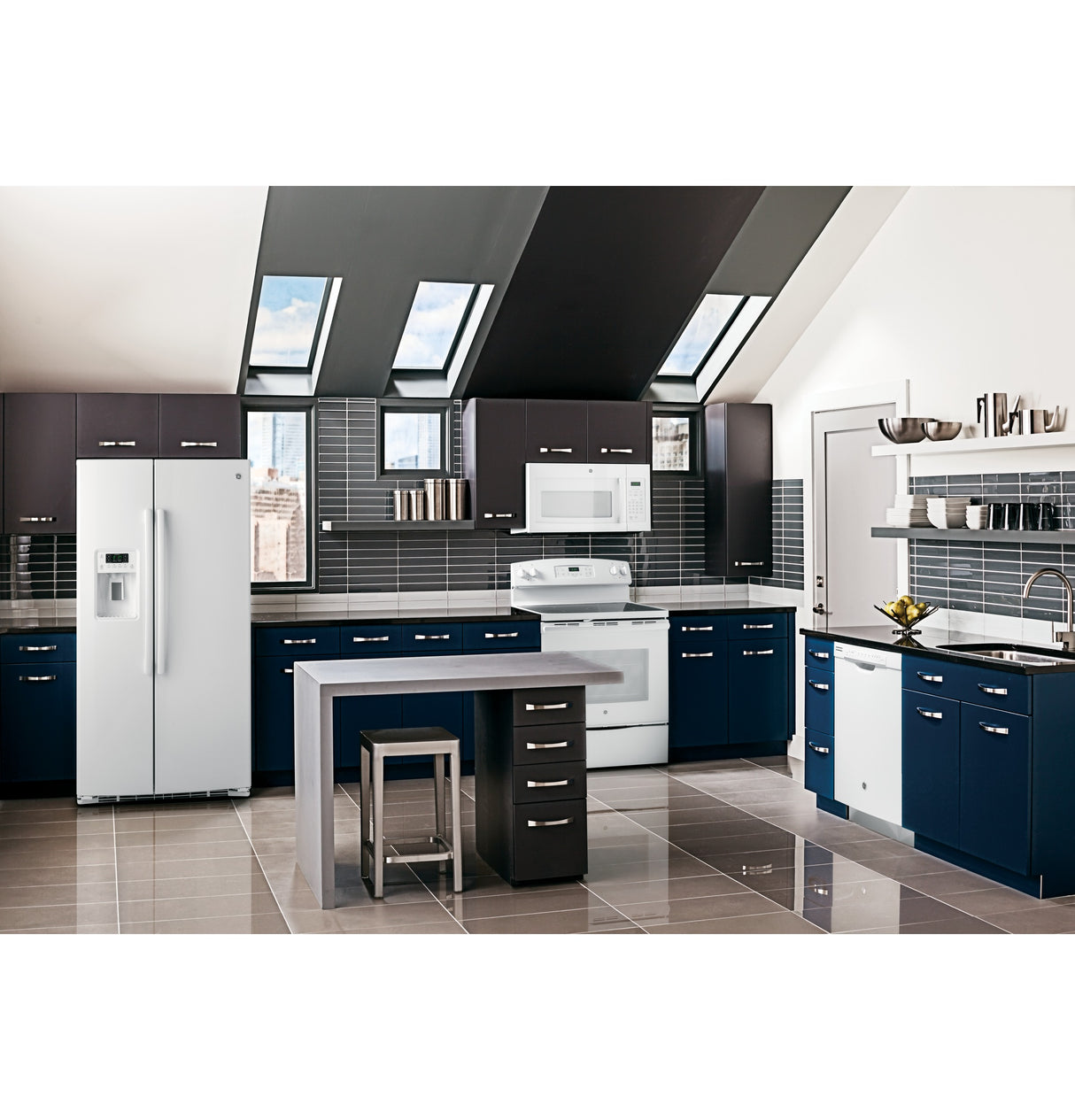 GE 1.6 Cu. Ft. Over-the-Range Microwave Oven - Other (JVM3160DFWW)