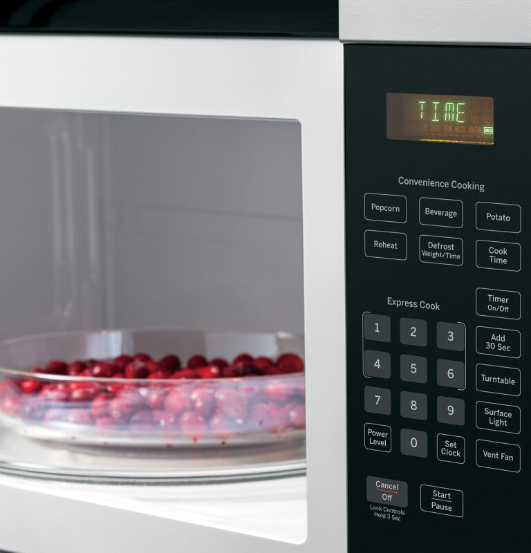 GE 1.6 Cu. Ft. Over-the-Range Microwave Oven - Stainless Steel (JVM3160RFSS)