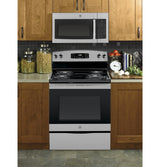 GE  1.6 Cu. Ft. Over-the-Range Microwave Oven - Stainless Steel (JVM3160RFSS)