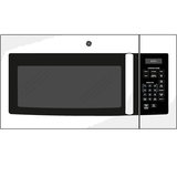 GE 1.6 Cu. Ft. Over-the-Range Microwave Oven - Stainless Steel (JVM3160RFSS)