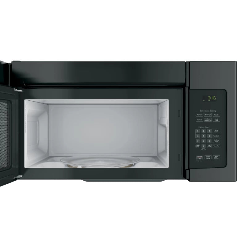 GE 1.6 Cu. Ft. Over-the-Range Microwave Oven - Black (JVM3162DJBB)