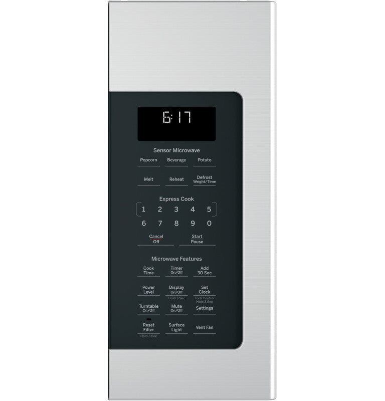 GE  1.7 Cu. Ft. Over-the-Range Sensor Microwave Oven - Stainless Steel (JVM6175SKSS)