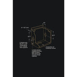 JENNAIR  Euro-Style Stainless 36" Telescoping Downdraft Ventilation - Stainless Steel (JXD7036YS)