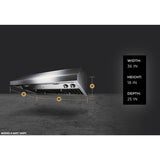 JennAir Pro-Style® 36"Professional Wall-Mount Hood - Stainless Steel (JXW9036HP)