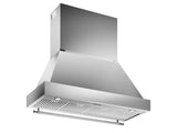 BERTAZZONI  48 Wallmount Canopy and Base Hood, 1 motor 600 CFM - Avorio (K48HERTX)