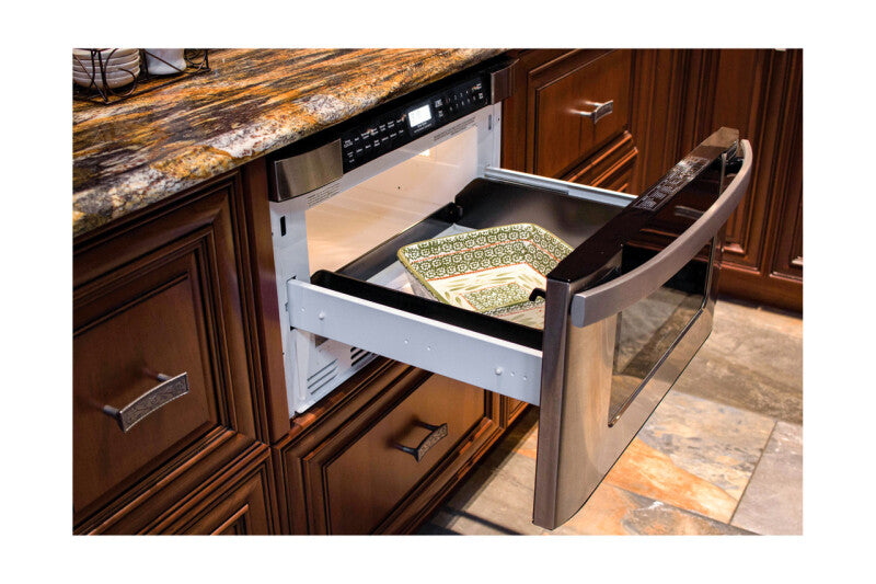 Sharp 24 in. 1.2 cu. ft. 950W Easy Open Microwave Drawer - Stainless Steel (KB6524PSY)