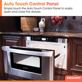 Sharp  24 In. 1.2 Cu. Ft. 950w Easy Open Stainless Steel Microwave Drawer - Stainless Steel (KB6524PSY)