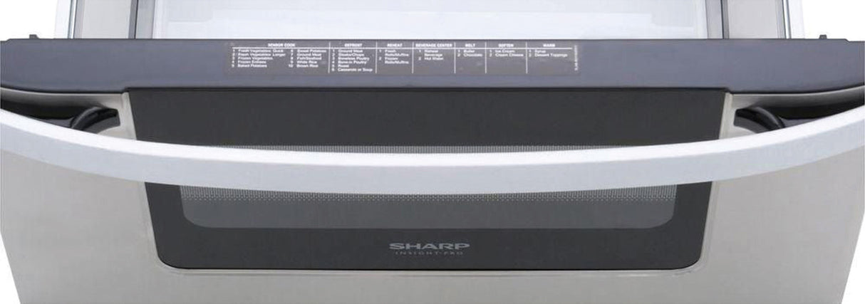 Sharp  24 In. 1.2 Cu. Ft. 950w Easy Open Stainless Steel Microwave Drawer - Stainless Steel (KB6524PSY)