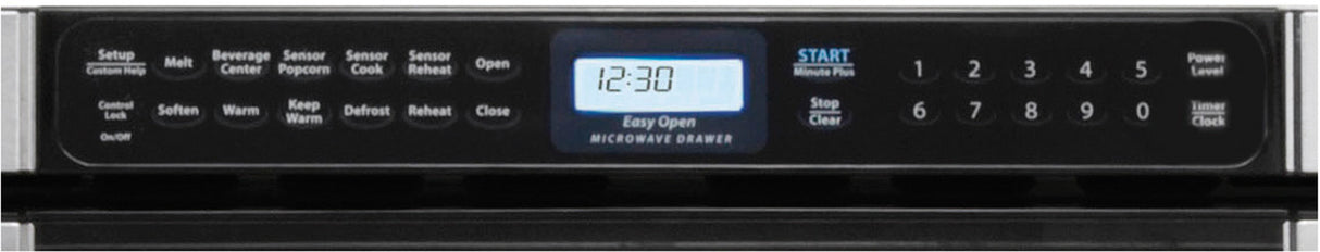Sharp  24 In. 1.2 Cu. Ft. 950w Easy Open Stainless Steel Microwave Drawer - Stainless Steel (KB6524PSY)