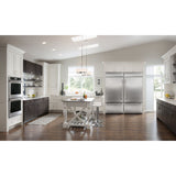 KITCHENAID 20.9 Cu. Ft. 36" Width Built-In Stainless Bottom Mount Refrigerator with Platinum Interior Design - Stainless Steel (KBBL306ESS)