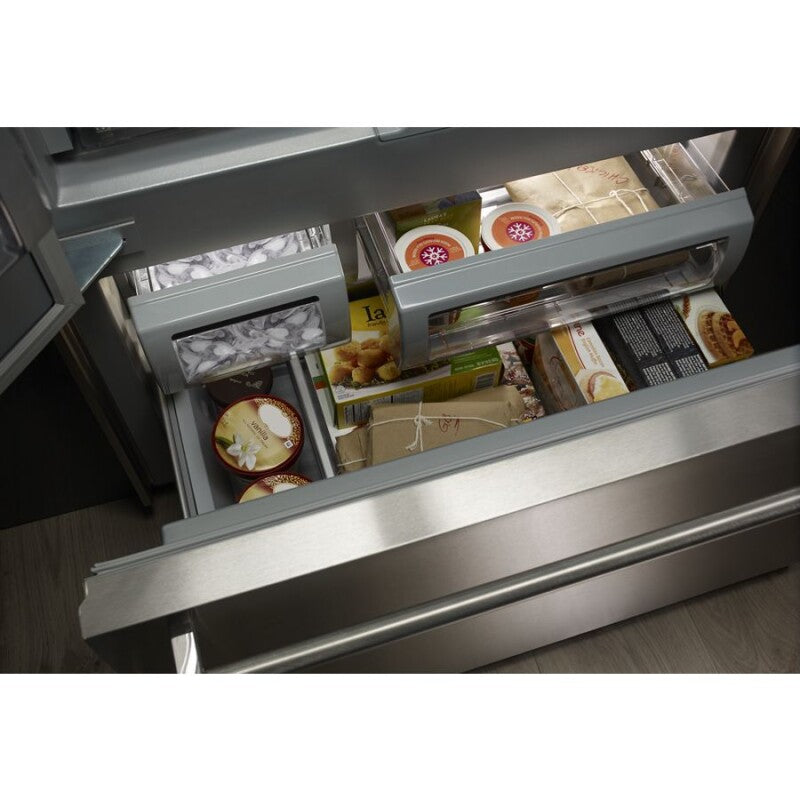 KitchenAid 24.2 Cu. Ft. 42" French Door Refrigerator with Platinum Interior Design in Stainless Steel - Stainless Steel (KBFN502ESS)