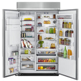 KITCHENAID 29.5 cu. ft 48-Inch Width Built-In Side by Side Refrigerator with PrintShield Finish - Stainless Steel (KBSD608ESS)