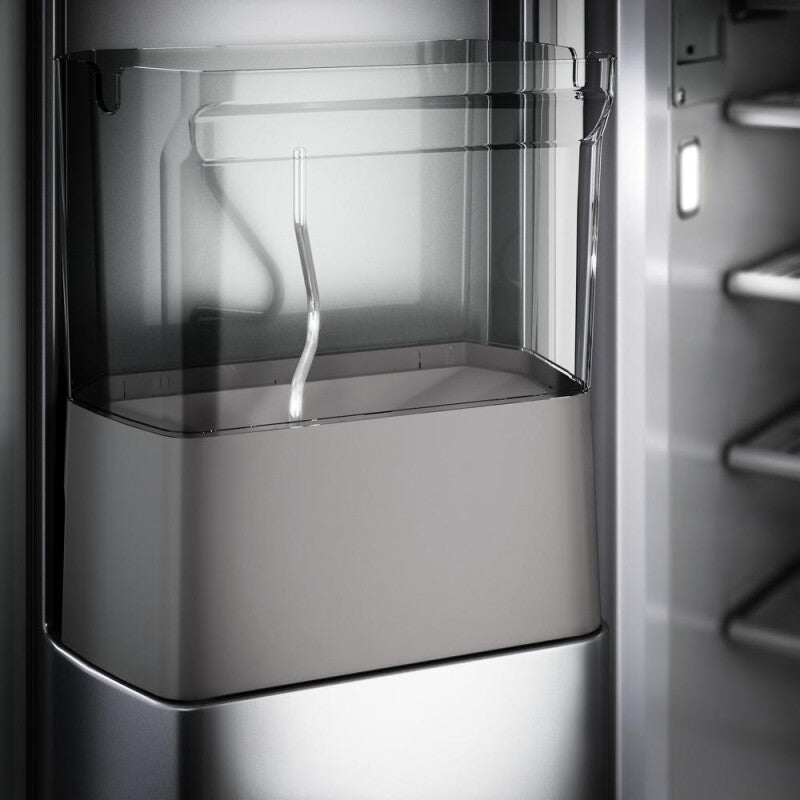 KitchenAid 25.1 Cu. Ft. 42" Built-In Side-by-Side Refrigerator with Ice and Water Dispenser - Stainless Steel with PrintShield™ Finish (KBSD702MPS)