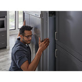 KitchenAid  29.4 Cu. Ft. 48" Built-In Side-by-Side Refrigerator with Ice and Water Dispenser - Stainless Steel (KBSD708MSS)