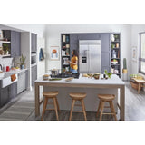 KitchenAid  29.4 Cu. Ft. 48" Built-In Side-by-Side Refrigerator with Ice and Water Dispenser - Stainless Steel (KBSD708MSS)