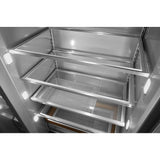 KitchenAid  29.4 Cu. Ft. 48" Built-In Side-by-Side Refrigerator with Ice and Water Dispenser - Stainless Steel (KBSD708MSS)
