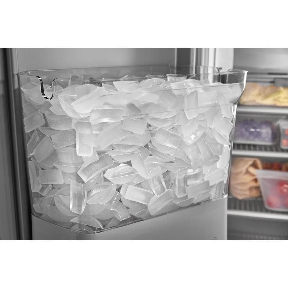 KitchenAid  29.4 Cu. Ft. 48" Built-In Side-by-Side Refrigerator with Ice and Water Dispenser - Stainless Steel (KBSD708MSS)
