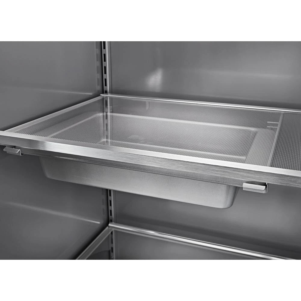 KitchenAid  29.4 Cu. Ft. 48" Built-In Side-by-Side Refrigerator with Ice and Water Dispenser - Stainless Steel (KBSD708MSS)