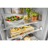 KitchenAid  29.4 Cu. Ft. 48" Built-In Side-by-Side Refrigerator with Ice and Water Dispenser - Stainless Steel (KBSD708MSS)