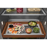 KitchenAid  29.4 Cu. Ft. 48" Built-In Side-by-Side Refrigerator with Ice and Water Dispenser - Stainless Steel (KBSD708MSS)