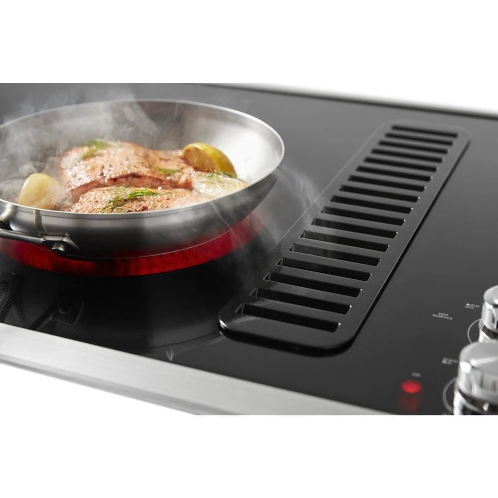 KitchenAid  36" Electric Downdraft Cooktop with 5 Elements - Stainless Steel (KCED606GSS)
