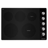 KitchenAid 30" Electric Cooktop with 5 Elements and Knob Controls - Stainless Steel (KCES550HSS)