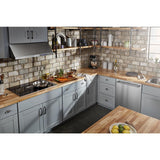 KitchenAid 30" Electric Cooktop with 5 Elements and Knob Controls - Stainless Steel (KCES550HSS)