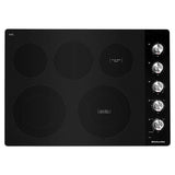KITCHENAID  30" Electric Cooktop With 5 Elements And Knob Controls - Stainless Steel (KCES550HSS)