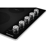 KITCHENAID  30" Electric Cooktop With 5 Elements And Knob Controls - Stainless Steel (KCES550HSS)