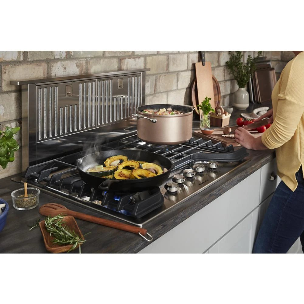 KitchenAid  30" 5-Burner Gas Cooktop - Stainless Steel (KCGS350ESS)