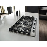 KitchenAid  36" 5-Burner Gas Cooktop - Stainless Steel (KCGS556ESS)