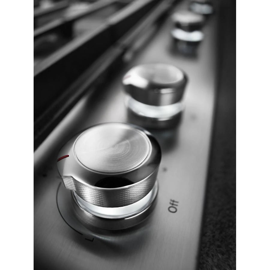 KITCHENAID  36" 5-Burner Gas Cooktop with Griddle - Stainless Steel (KCGS956ESS)