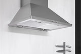 BERTAZZONI  24 Chimney Hood, 1 motor, 600 CFM - Stainless Steel (KCH24XV)