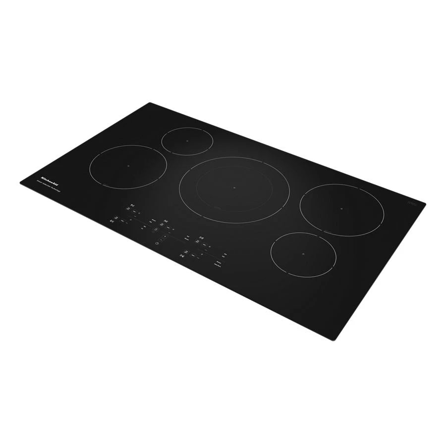KITCHENAID  36-inch 5-element Sensor Induction Cooktop - Black (KCIG556JBL)
