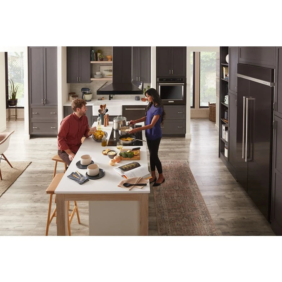 KITCHENAID  36-inch 5-element Sensor Induction Cooktop - Black (KCIG556JBL)