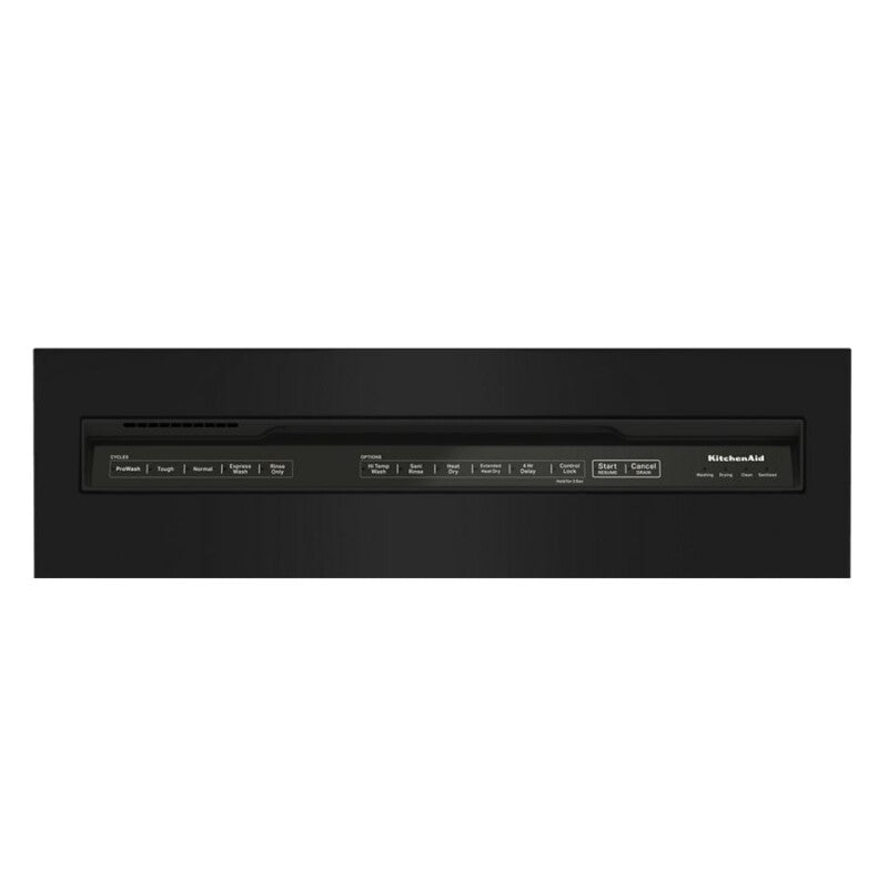 KITCHENAID 39 dBA Dishwasher with Third Level Utensil Rack - Black (KDFE204KBL)