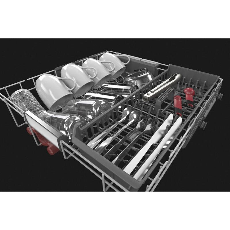 KITCHENAID 44 dBA Dishwasher in PrintShield Finish with FreeFlex™ Third Rack - Black Stainless Steel with PrintShield™ Finish (KDFM404KBS)