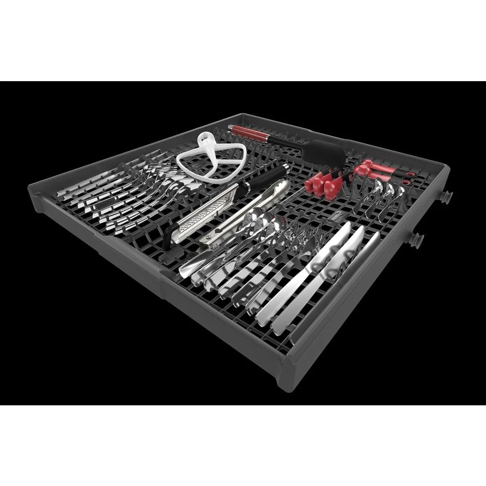 KITCHENAID  Third Level Utensil Rack Dishwasher with 30+ Total Wash Jets, 39 dBA - Stainless Steel with PrintShield™ Finish (KDTE204KPS)
