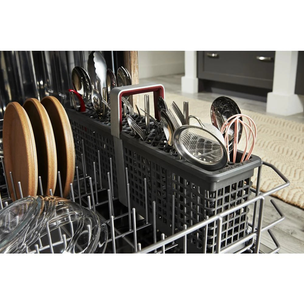KITCHENAID  Third Level Utensil Rack Dishwasher with 30+ Total Wash Jets, 39 dBA - Stainless Steel with PrintShield™ Finish (KDTE204KPS)