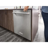 KITCHENAID  Third Level Utensil Rack Dishwasher with 30+ Total Wash Jets, 39 dBA - Stainless Steel with PrintShield™ Finish (KDTE204KPS)