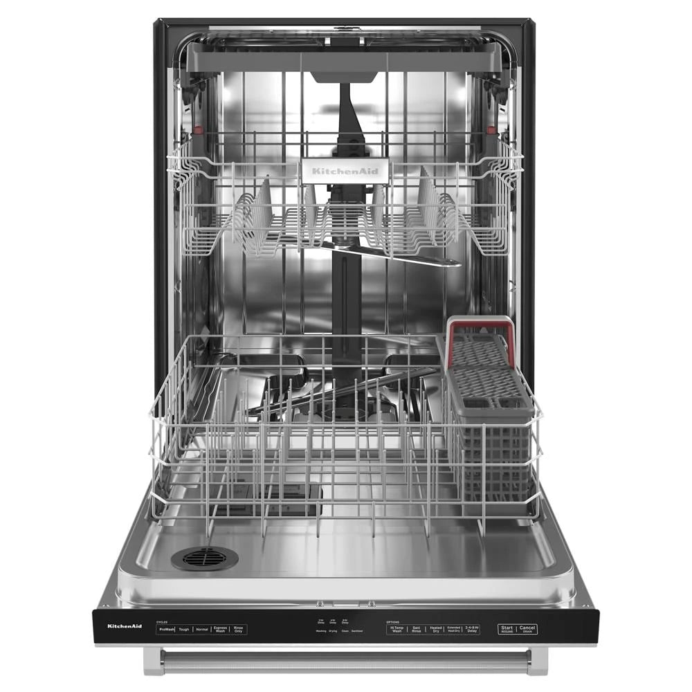 KITCHENAID  Third Level Utensil Rack Dishwasher with 30+ Total Wash Jets, 39 dBA - Stainless Steel with PrintShield™ Finish (KDTE204KPS)