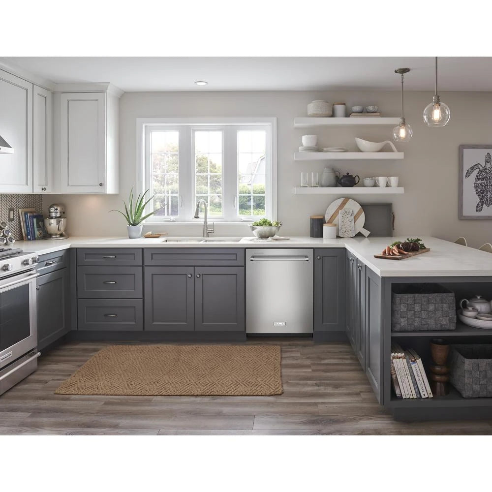 KITCHENAID  Third Level Utensil Rack Dishwasher with 30+ Total Wash Jets, 39 dBA - Stainless Steel with PrintShield™ Finish (KDTE204KPS)