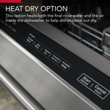 KITCHENAID  Third Level Utensil Rack Dishwasher with 30+ Total Wash Jets, 39 dBA - Stainless Steel with PrintShield™ Finish (KDTE204KPS)