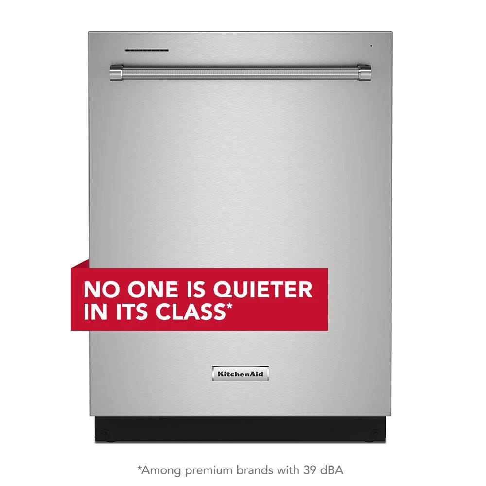 KITCHENAID  Third Level Utensil Rack Dishwasher with 30+ Total Wash Jets, 39 dBA - Stainless Steel with PrintShield™ Finish (KDTE204KPS)