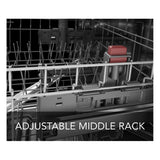 KITCHENAID  Third Level Utensil Rack Dishwasher with 30+ Total Wash Jets, 39 dBA - Stainless Steel with PrintShield™ Finish (KDTE204KPS)