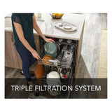 KITCHENAID  Third Level Utensil Rack Dishwasher with 30+ Total Wash Jets, 39 dBA - Stainless Steel with PrintShield™ Finish (KDTE204KPS)