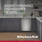 KITCHENAID  Third Level Utensil Rack Dishwasher with 30+ Total Wash Jets, 39 dBA - Stainless Steel with PrintShield™ Finish (KDTE204KPS)