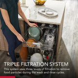 KITCHENAID  Third Level Utensil Rack Dishwasher with 30+ Total Wash Jets, 39 dBA - Stainless Steel with PrintShield™ Finish (KDTE204KPS)