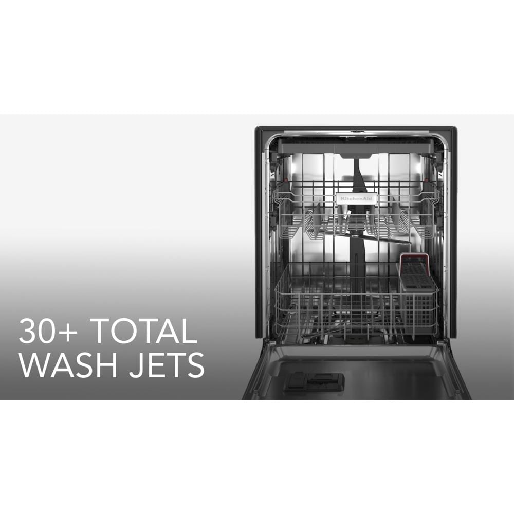 KITCHENAID  Third Level Utensil Rack Dishwasher with 30+ Total Wash Jets, 39 dBA - Stainless Steel with PrintShield™ Finish (KDTE204KPS)